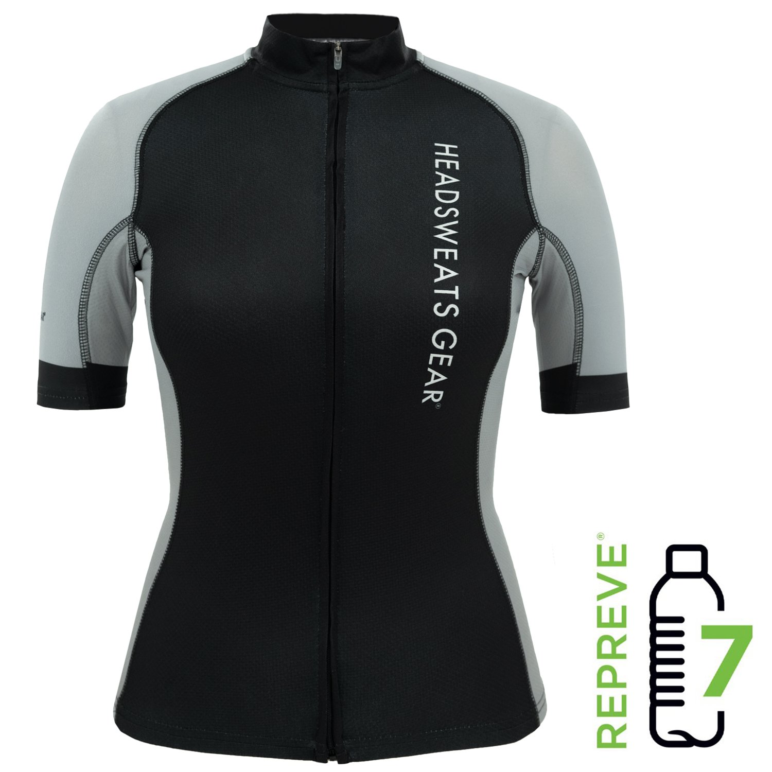 HEADSWEATS(汗淂)-女自行車衣(短袖).環保材質.GEARHEAD.本店名:騎跑泳者FINISHER