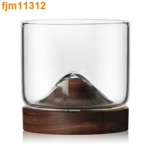 日式小山型泡茶杯創意耐熱透明玻璃杯