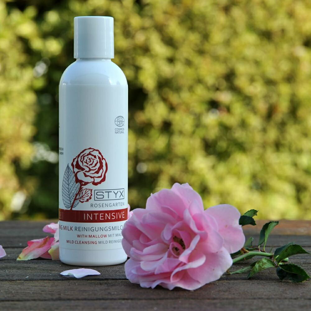 STYX 玫瑰錦葵高效清潔潔面乳200ml|高度敏感肌必備|溫和 潔淨 鎖住肌膚中水分|形成酸性保護層|清雅玫瑰花香
