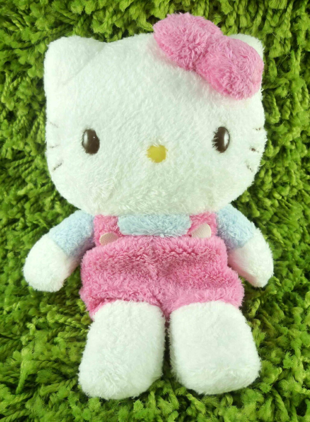 【震撼精品百貨】Hello Kitty 凱蒂貓 KITTY絨毛娃娃-桃粉吊帶 震撼日式精品百貨