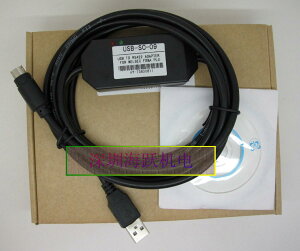 三菱FX系列USB編程線FX-USB-AW(兩接口,FX專用，PLC測試 國產)