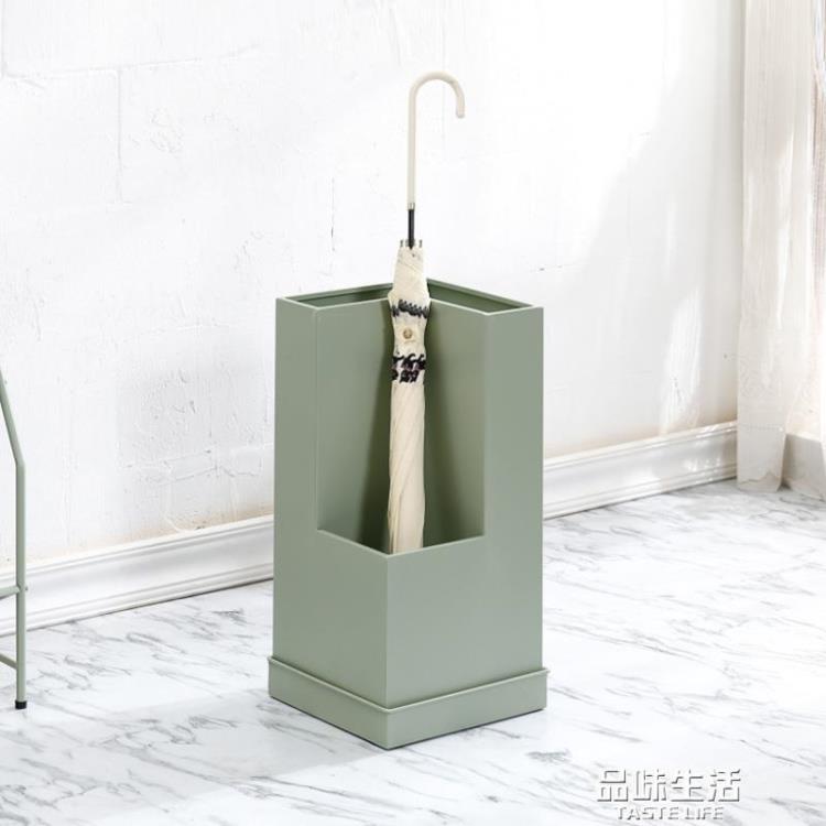 創意門口雨傘架收納神器家用雨傘桶放傘瀝水置物架日式插傘筒 雙11全館免運