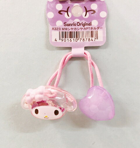 【震撼精品百貨】My Melody 美樂蒂 Sanrio美樂蒂造型髮束-粉大頭(內有珠珠)#78784 震撼日式精品百貨