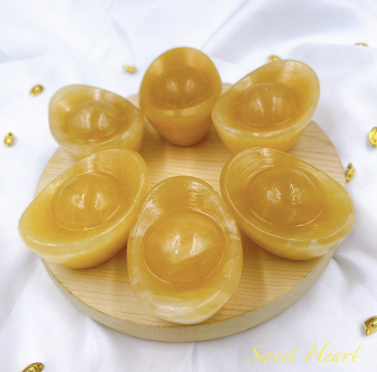 Sweet Heart 田芯開運精選💯 嚴選💯霸氣款 天然黃玉 超大款 聚寶盆 組✨招財進寶 辦公室必備 開公司送禮擺設 超氣派!!可搭 鹽燈 貔貅 5