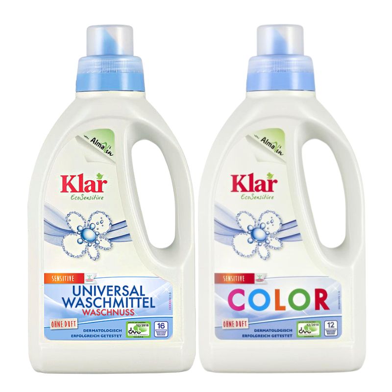 德國 Klar 基礎/彩色洗衣精 750ml 衣物 清潔 溫和 附發票【心心哈德】現貨 全館499超取免運｜全場下殺★滿額再享折扣
