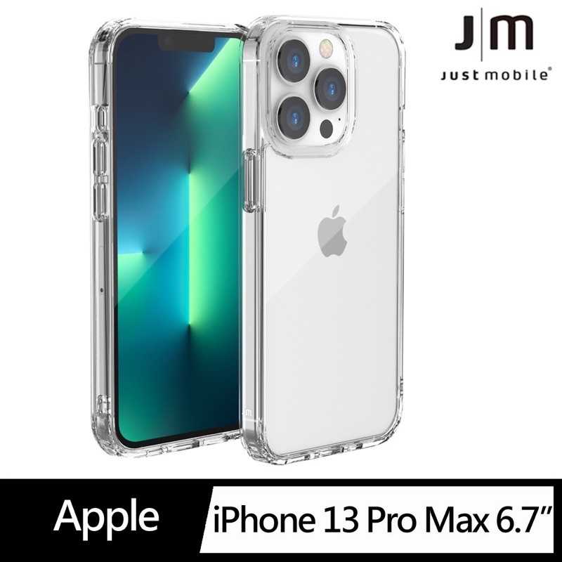 強強滾-Just Mobile iPhone 13 Pro Max 6.7TENC Air 國王新衣氣墊抗摔-透明