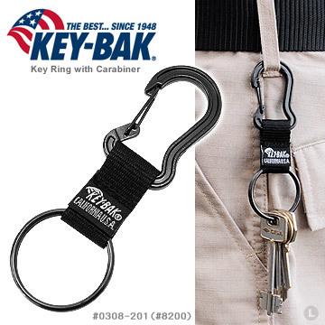 【【蘋果戶外】】KEY BAK 0308-201 美國 登山用附鎖型鑰匙圈 / 單個販售