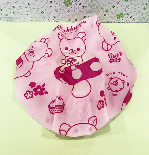 【震撼精品百貨】Rilakkuma San-X 拉拉熊懶懶熊 浴帽-粉#18918 震撼日式精品百貨