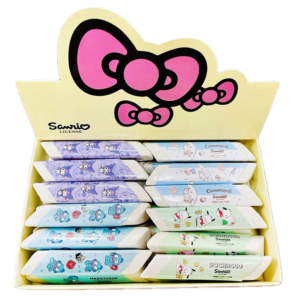 Sanrio 3D角度長條黏屑橡擦 (款式隨機出貨)【九乘九購物網】