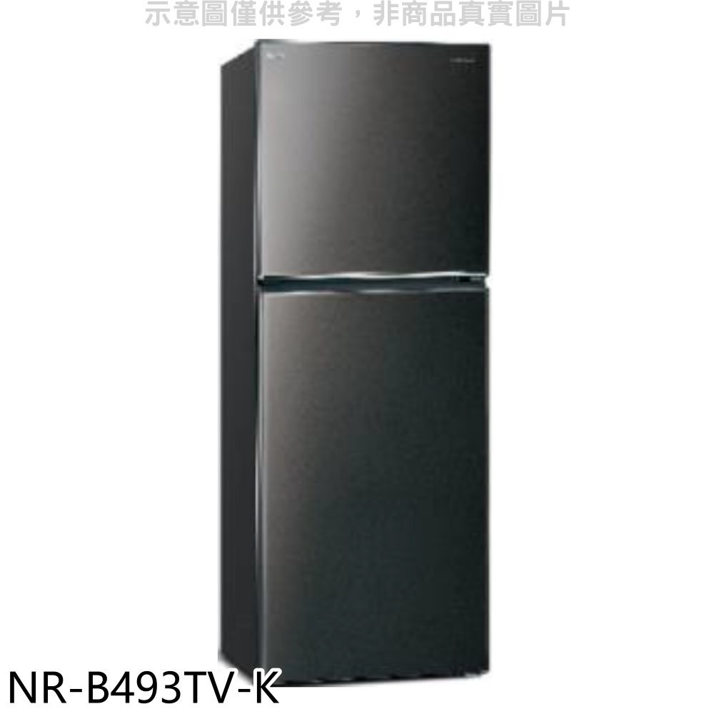 APP下單4%點數★Panasonic國際牌【NR-B493TV-K】498公升雙門變頻晶漾黑冰箱(含標準安裝)