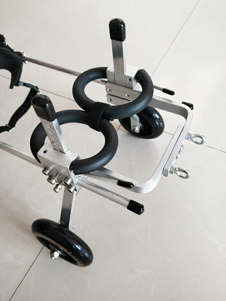 【超多款式咨詢客服】嬉皮狗輪椅寵物后肢癱瘓代步車殘疾狗狗后腿輔助貓泰迪大型支架 3