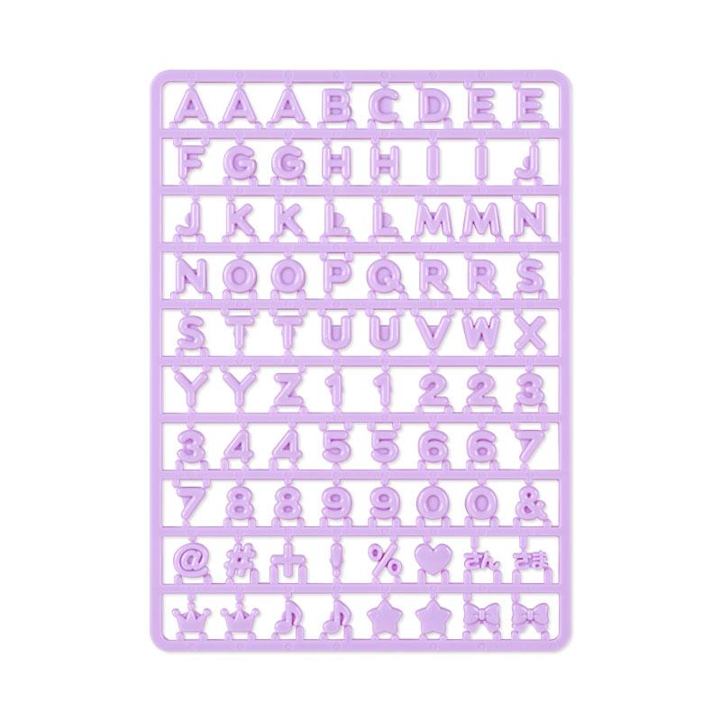 真愛日本 紫 英文字母 裝飾擺飾 配件 字母 收藏 擺飾 生日 婚禮道具 禮物 ID31