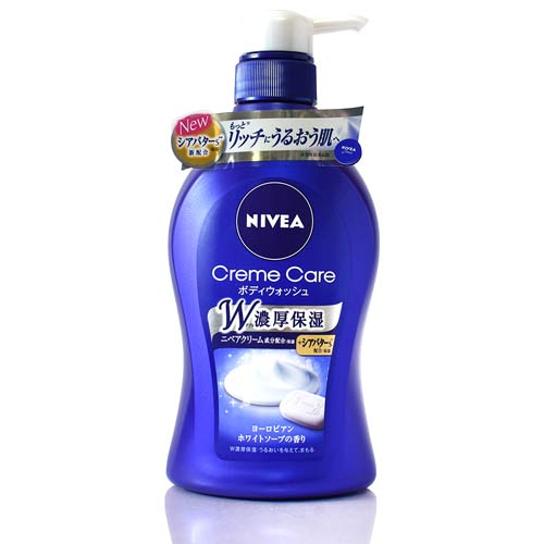 NIVEA妮維雅絲滑雙倍濃厚保濕沐浴乳(歐洲皂香)480ml