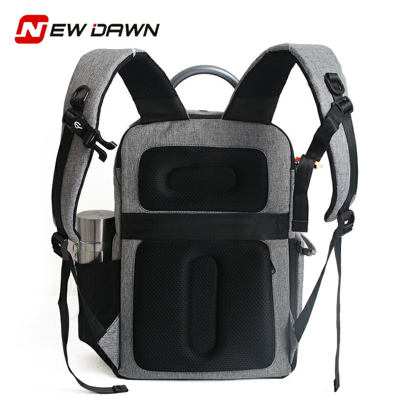 攝影包 NewDawn雙肩攝影包單反相機包專業防盜男女戶外背包防水佳能尼康 文藝男女