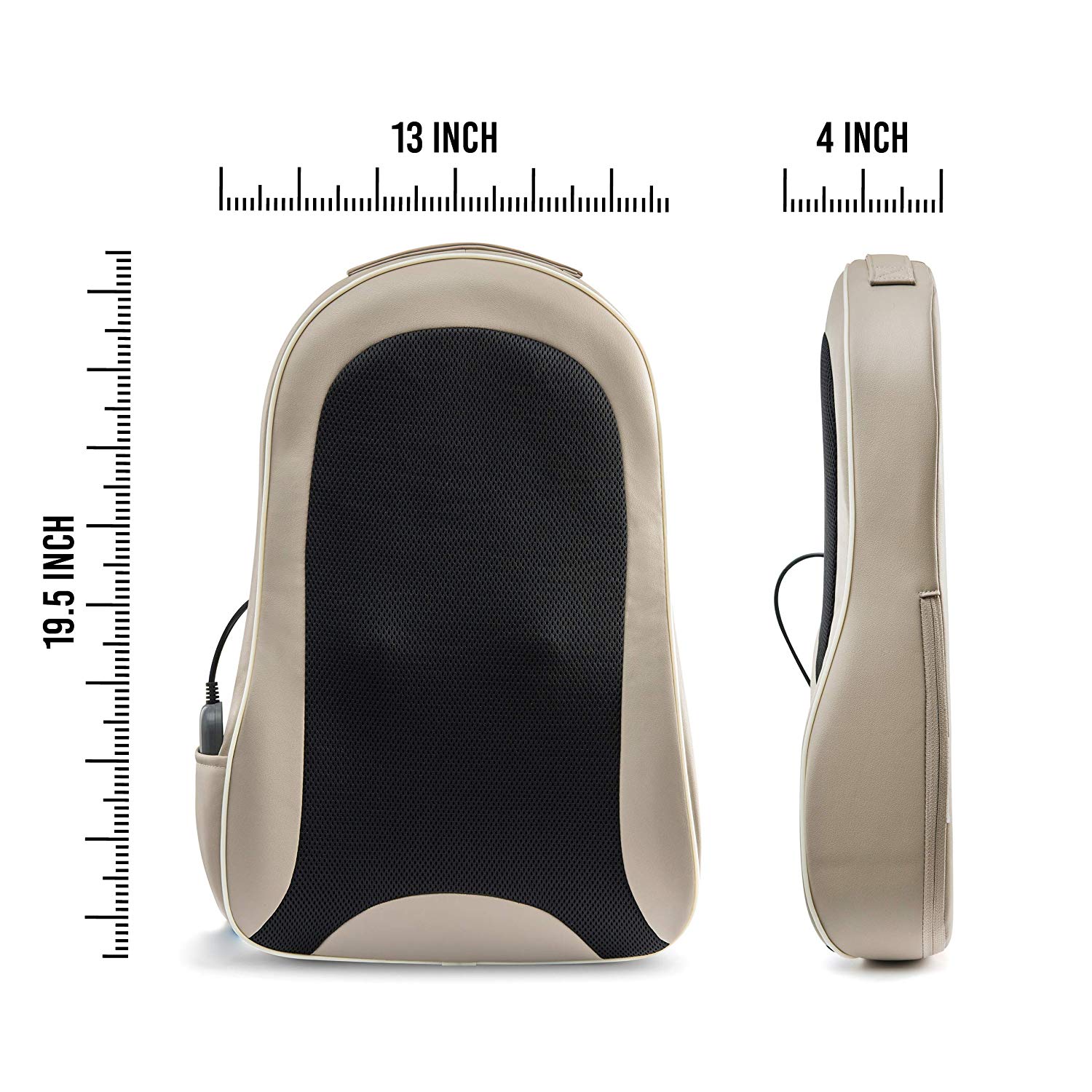 portable back massager with heat