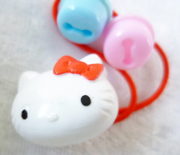 【震撼精品百貨】Hello Kitty 凱蒂貓 髮束 鈴鐺【共1款】 震撼日式精品百貨