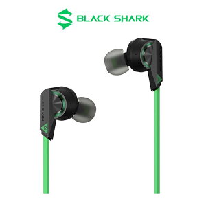 強強滾w 【Black Shark】黑鯊 3.5mm入耳式遊戲耳機（圈鐵版）
