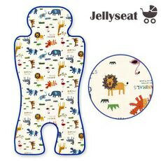 Jellypillow Jellyseat 多功能嬰兒涼感UP嬰兒果凍涼墊-動物樂園(藍) Animal(blue)★衛立兒生活館★