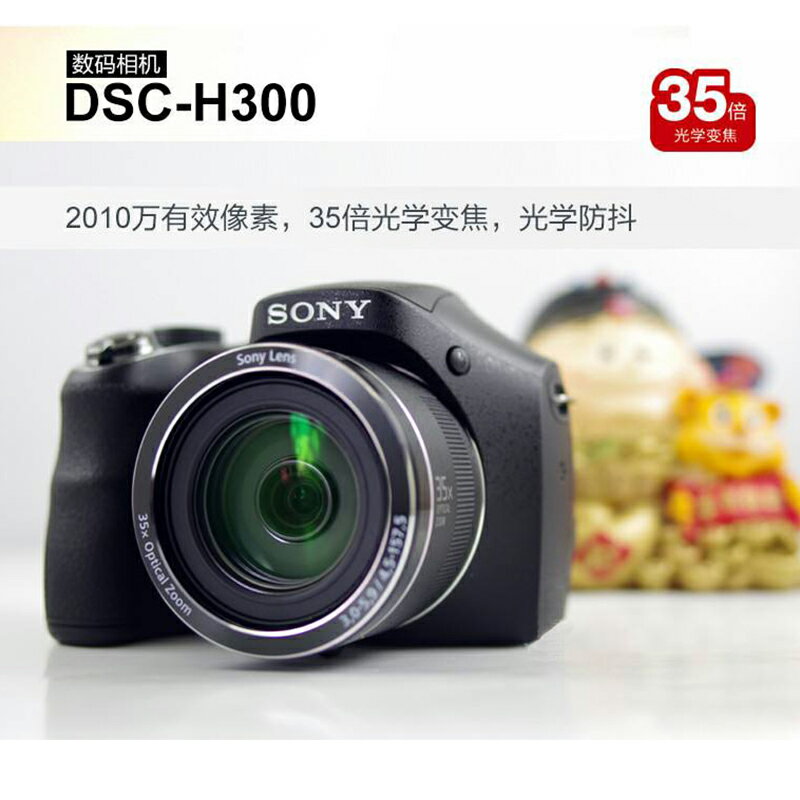 Sony/索尼 DSC-H300數碼相機2010萬像素35倍長焦機射月旅游家用-加LINI購買享優惠