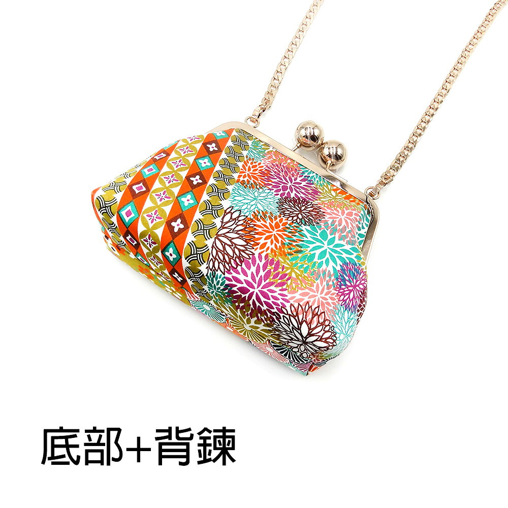 Miranda Handmadex覓品竹北手作店-手提斜背口金包-絢爛光彩 3