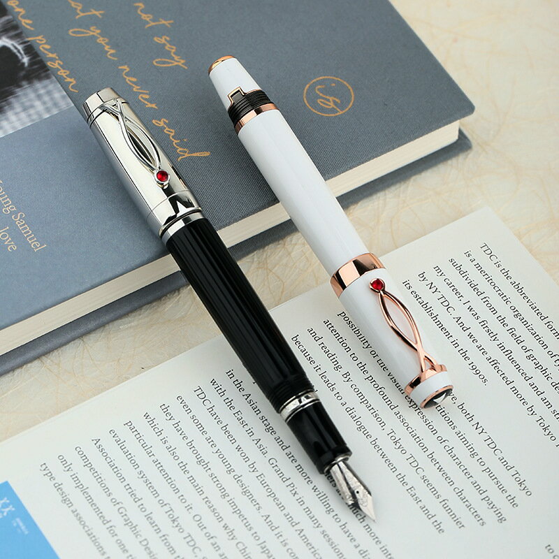 伸縮鋼筆EF尖樹脂男女學生書冩手帳筆