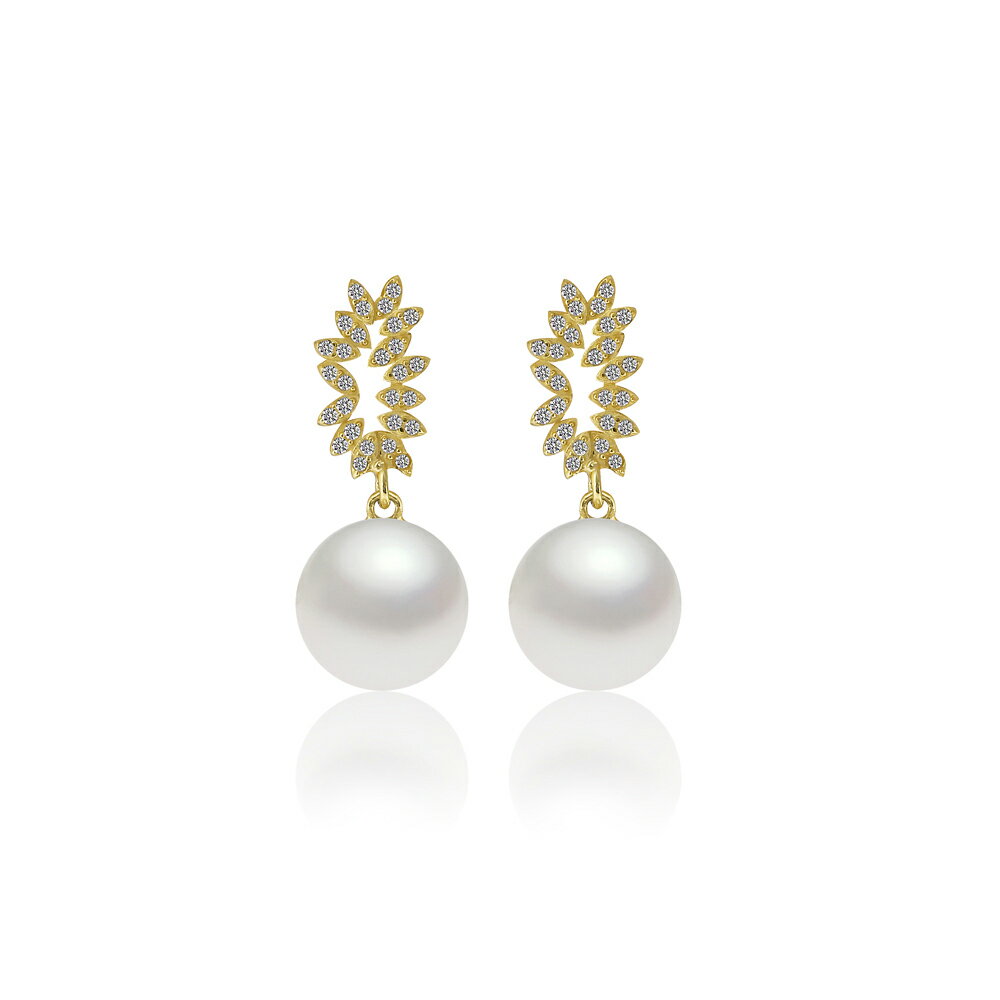 大東山珠寶 天然珍珠耳環 絕美頂奢系列 愛的首席 10MM 1