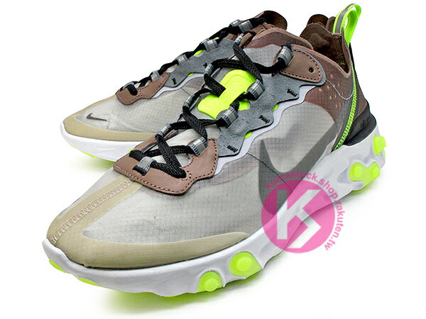 26.5cm] 2018 全新專利緩震系統NIKE REACT ELEMENT 87 DESERT SAND 灰