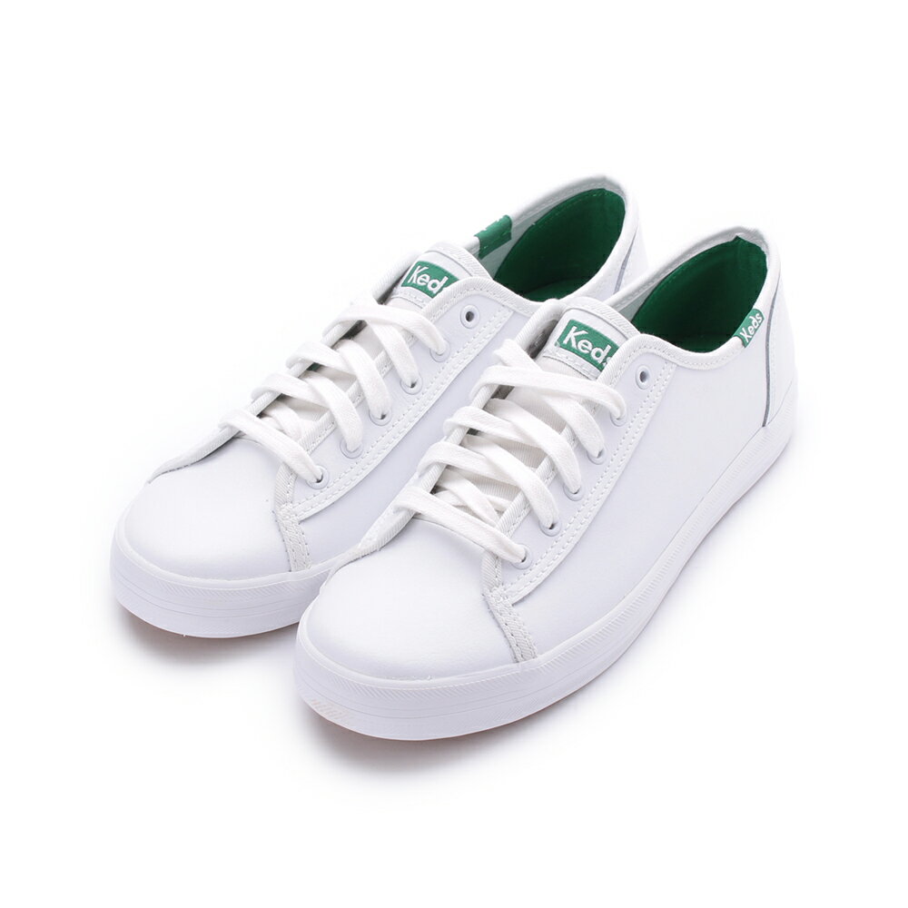 KEDS Kickstart Leather 綁帶韓版休閒鞋 白 183W132691 女鞋