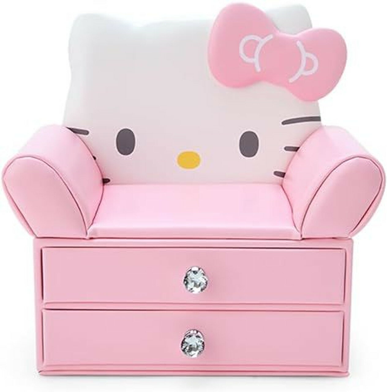 【震撼精品百貨】Hello Kitty 凱蒂貓~日本三麗鷗SANRIO KITTY造型沙發雙層飾品收納盒*89636