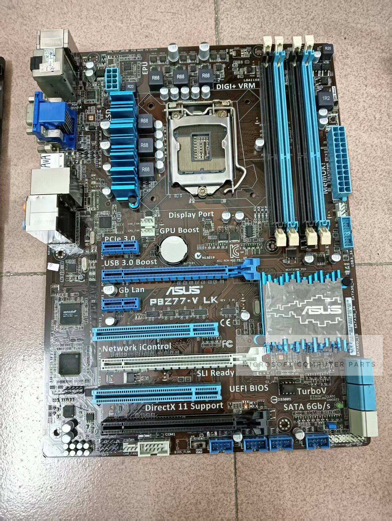 華碩 P8Z77-V LK Z77 主機板 LGA1155 ATX 電腦 DIY 組裝零件 上ddr3 1片 如圖二手展示