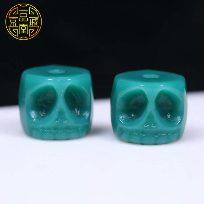 雪巴琉璃直切阿呆散珠配珠 文玩手串星月菩提手串隔珠diy配飾品