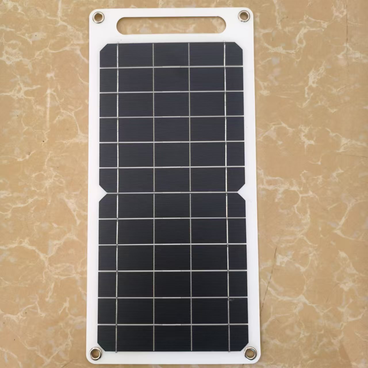 太陽能板新款電池充電器USB輸出裝置移動電源10W太陽能折疊包【博野五金】