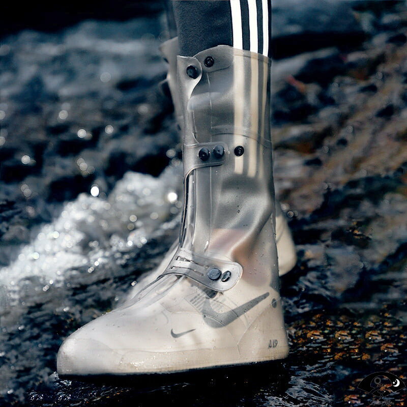 雨鞋防雨成人男女防水雨靴防滑加厚耐磨兒童雨鞋套中高筒透明水鞋 3