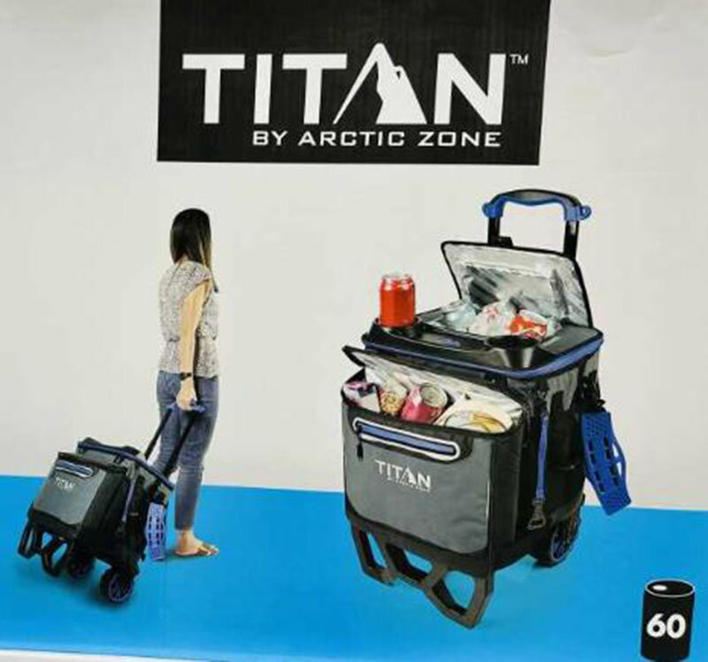 [COSCO代購] C2622035 TITAN 60CAN 保冰袋摺疊推車 容量約60瓶一般鋁罐飲料