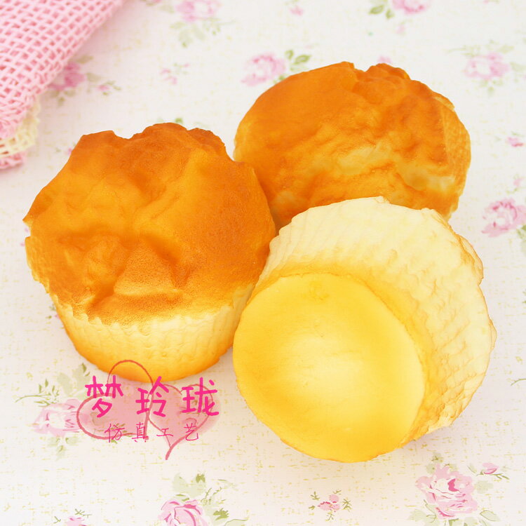 慢回彈模擬泡芙麵包 食物甜品糕點模型 家居飾品兒童早教道具