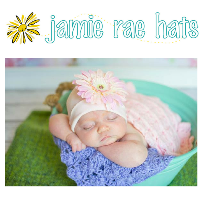 ★啦啦看世界★ Jamie Rae Hats 淺粉雛菊棉帽 Pale Pink Cotton Hat with Pale Pink Daisy
