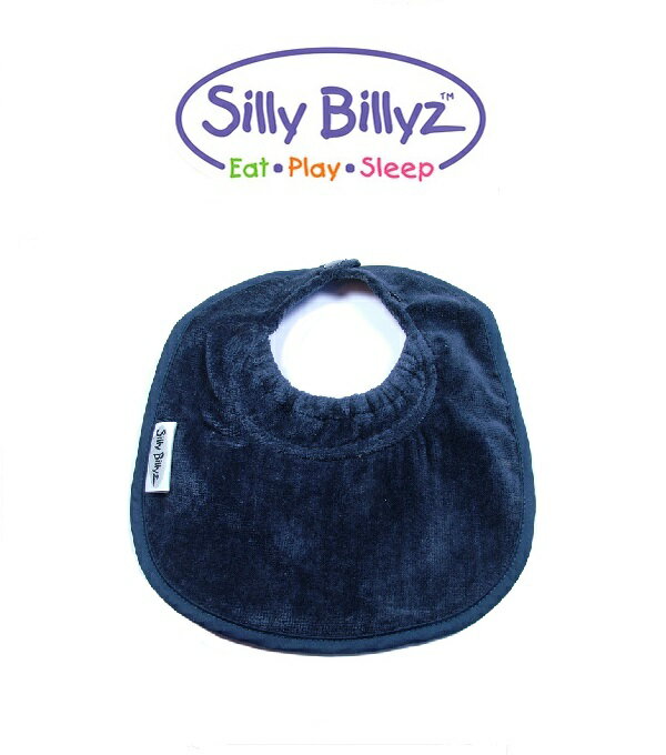 ★啦啦看世界★ Silly Billyz / 舒棉圍兜 (S) (海軍藍)