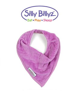 ★啦啦看世界★ Silly Billyz / 【有機棉】小小牛仔圍兜 (紫)