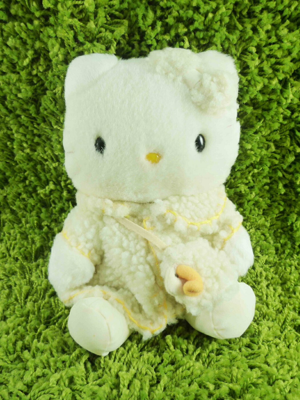 【震撼精品百貨】Hello Kitty 凱蒂貓 KITTY絨毛娃娃-貴族圖案-米色 震撼日式精品百貨