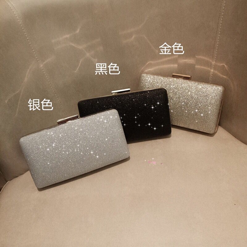 晚宴宴會手拿包 2020新款名媛亮片小方包晚宴包手拿包女單肩斜挎鏈條包宴會禮服包 | 宜百家 | 樂天市場Rakuten