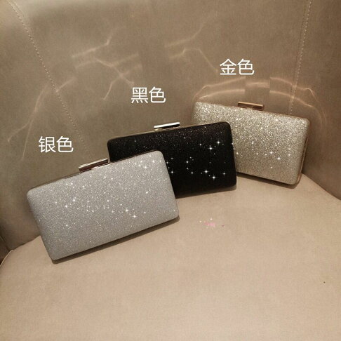 晚宴宴會手拿包 2020新款名媛亮片小方包晚宴包手拿包女單肩斜挎鏈條包宴會禮服包 | 宜百家 | 樂天市場Rakuten