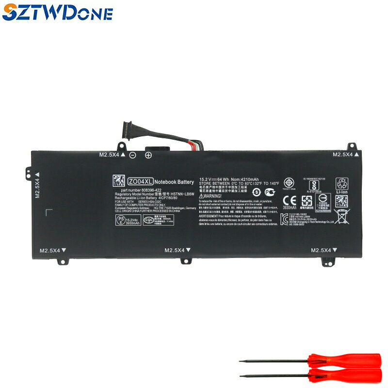 Snowbelle優選 適用 惠普HP ZBook Studio G3/G4 ZO04XL HSN-C02C 筆記本電池