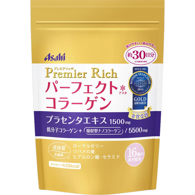 日本Asahi/朝日膠原蛋白粉/30日份/228g。共1色-日本必買 日本樂天代購(2770*0.3)