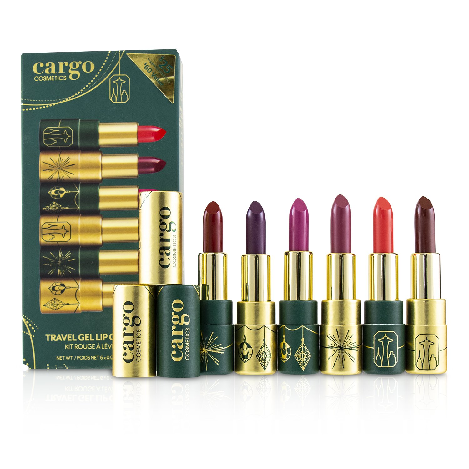 Cargo - 晶漾唇膏旅行套組Travel Gel Lip Color Kit