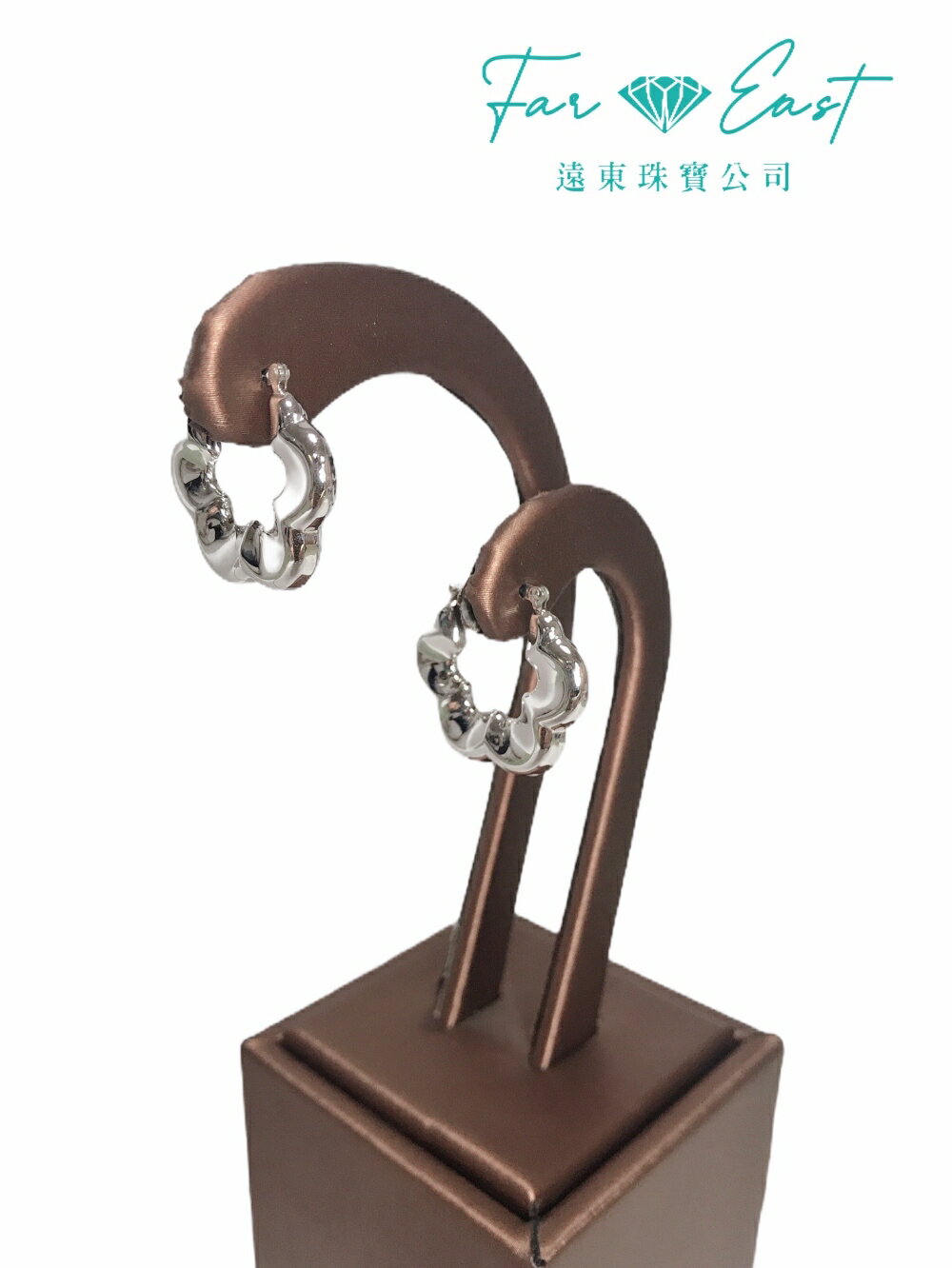 FAR EAST Jewellery & Co. K金耳環-幾何圖形