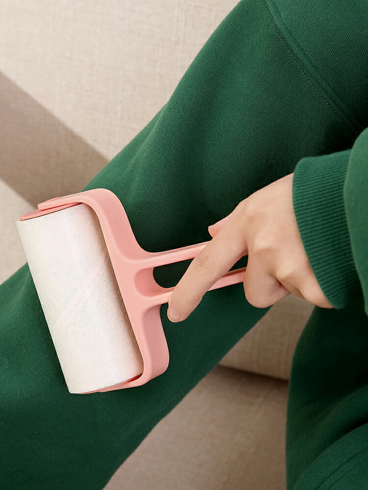 毛呢大衣滾筒式粘毛器除塵滾毛器替換紙家用衣服去貓毛除毛刷神器