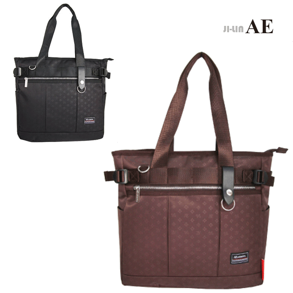 25-1007《AEDHWA》經典輕盈耐用滿版Logo購物袋 (二色)