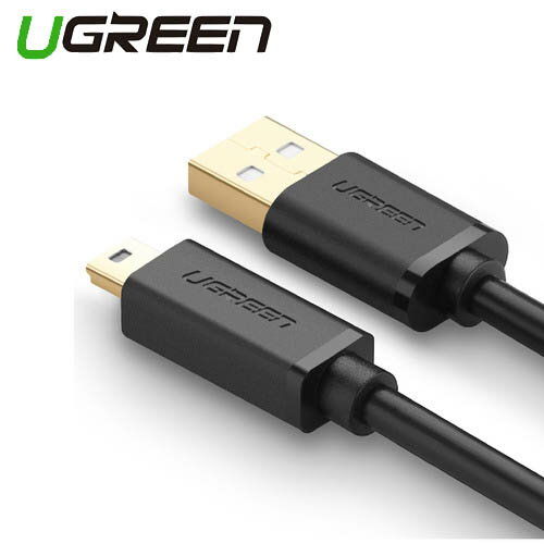 【現折$50 最高回饋3000點】 UGREEN 綠聯 USB A to Mini USB傳輸線 1m