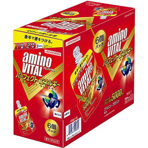 騎跑泳者-日本味之素(公司貨)aminoVITAL 胺基酸能量凍 130g * 6袋/盒裝.2025/01/12.