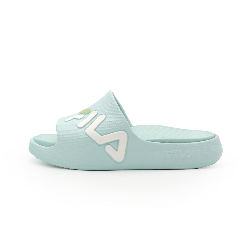 【全館滿額折】 FILA Mark 湖水綠 休閒 厚底 運動 拖鞋 男女款 H8941【新竹皇家4-S351Z-661】